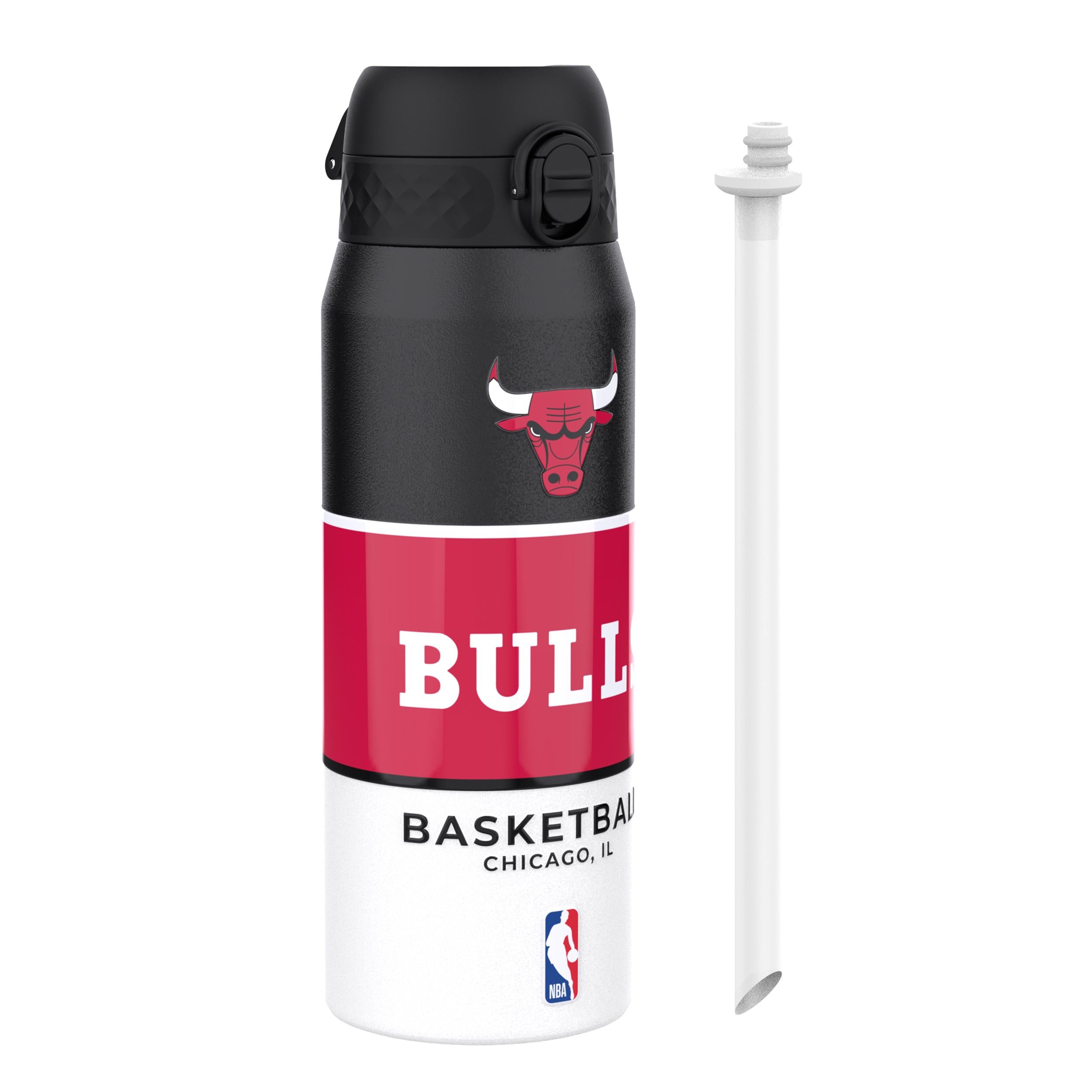 trinkflasche fahrrad bulls NBA x ION8, Isolierte Edelstahl Trinkflasche, Chicago Bulls, 750 ml – ION8 DE