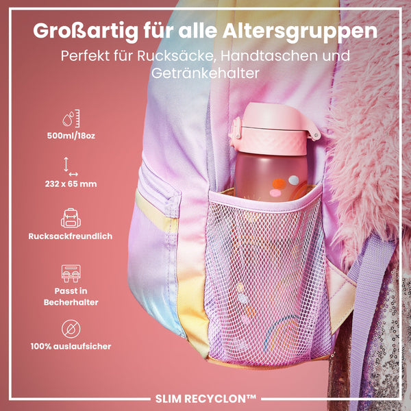 Recyclon Trinkflasche, Regenbšgen, 500 ml