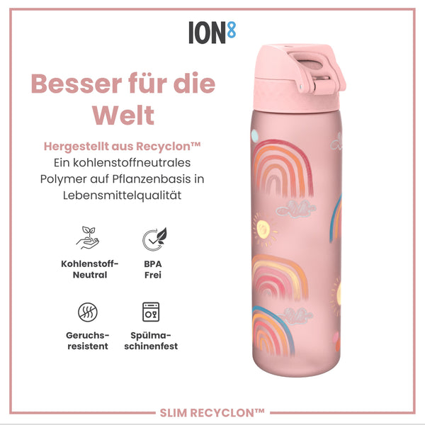 Recyclon Trinkflasche, Regenbšgen, 500 ml