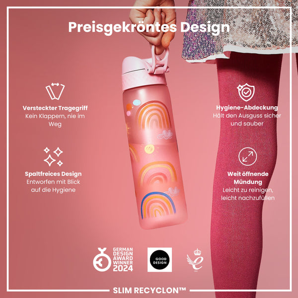 Recyclon Trinkflasche, Regenbšgen, 500 ml