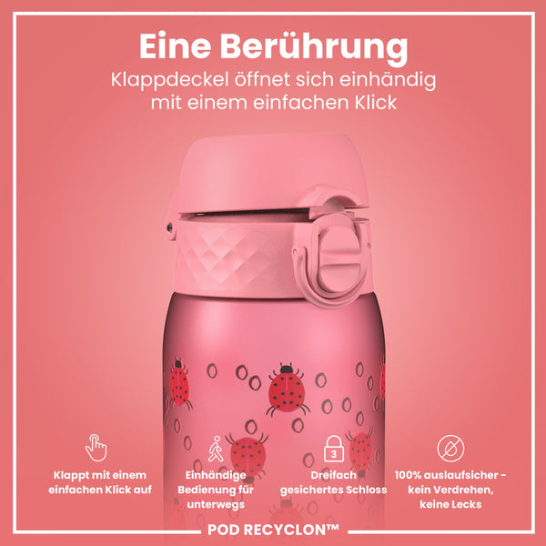 Recyclon Trinkflasche, Marienkäfer, 350 ml
