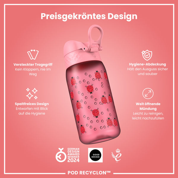 Recyclon Trinkflasche, Marienkäfer, 350 ml