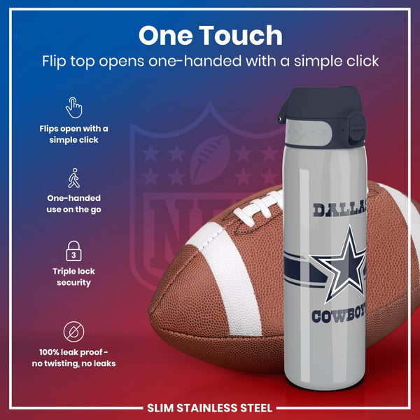 NFL x ION8, Edelstahl, Dallas Cowboys, 600 ml