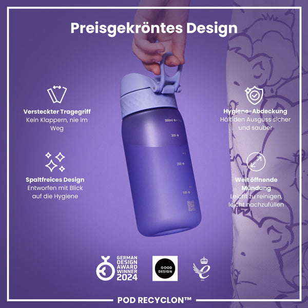 Recyclon Wasserflasche,  Helllila, 350 ml