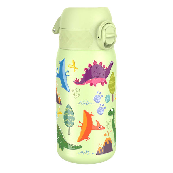 Leichte Edelstahl-Wasserflasche, Dinosaurier, 400 ml