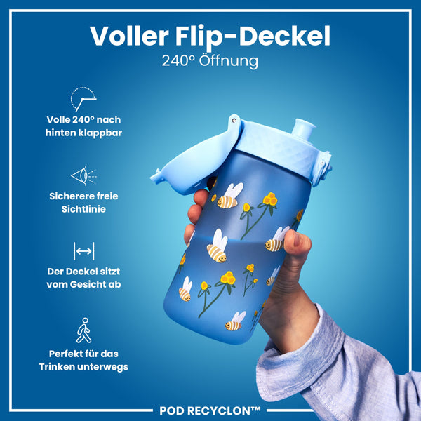 Recyclon Wasserflasche, Hummeln, 350 ml