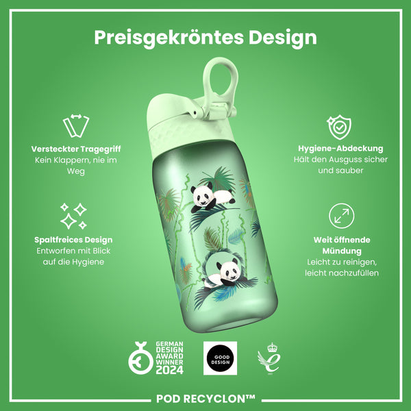 Recyclon Trinkflasche,  Igel, 350 ml