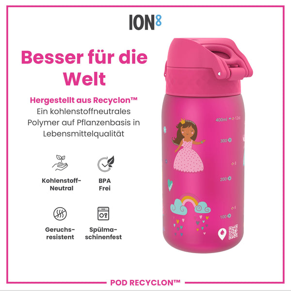 Recyclon Wasserflasche, Prinzessin, 350 ml