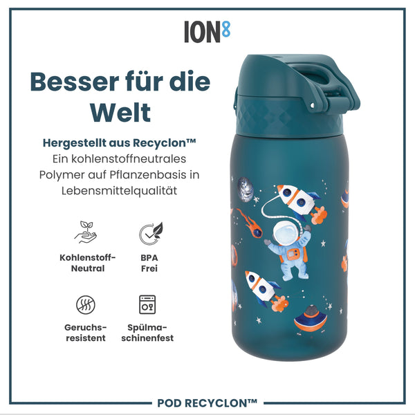 Recyclon Wasserflasche, Weltraum, 350 ml