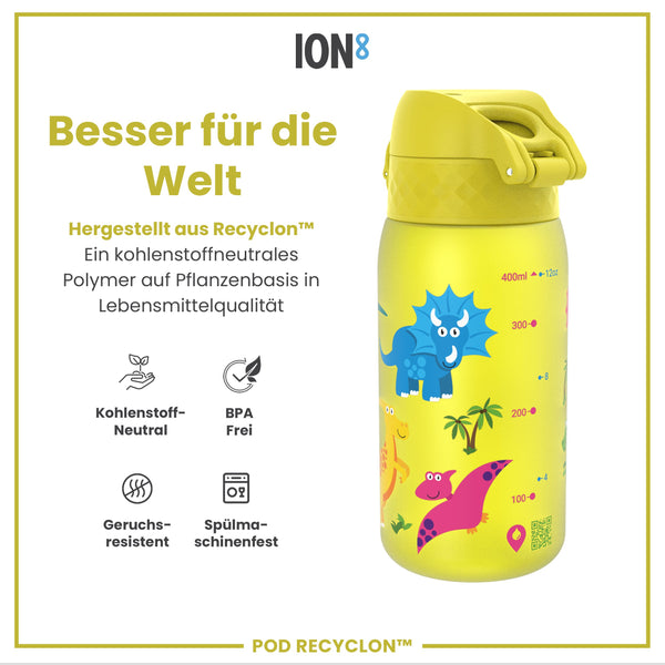 Recyclon Trinkflasche, Dinosaurier, 350 ml