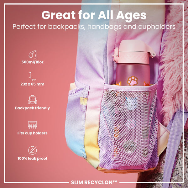 Recyclon Wasserflasche, Katzen, 500 ml