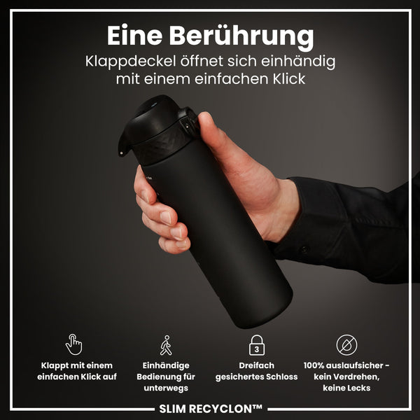 Recyclon Trinkflasche, Black, 500 ml