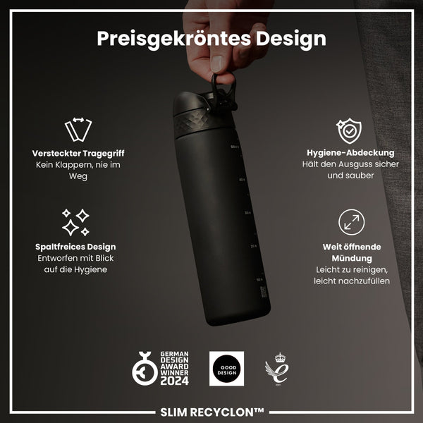 Recyclon Trinkflasche, Black, 500 ml