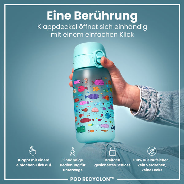 Recyclon Wasserflasche, Fisch, 350 ml