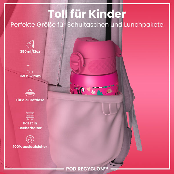 Recyclon Wasserflasche, Kätzchen, 350 ml