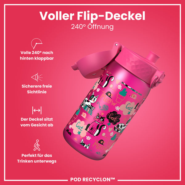 Recyclon Wasserflasche, Kätzchen, 350 ml