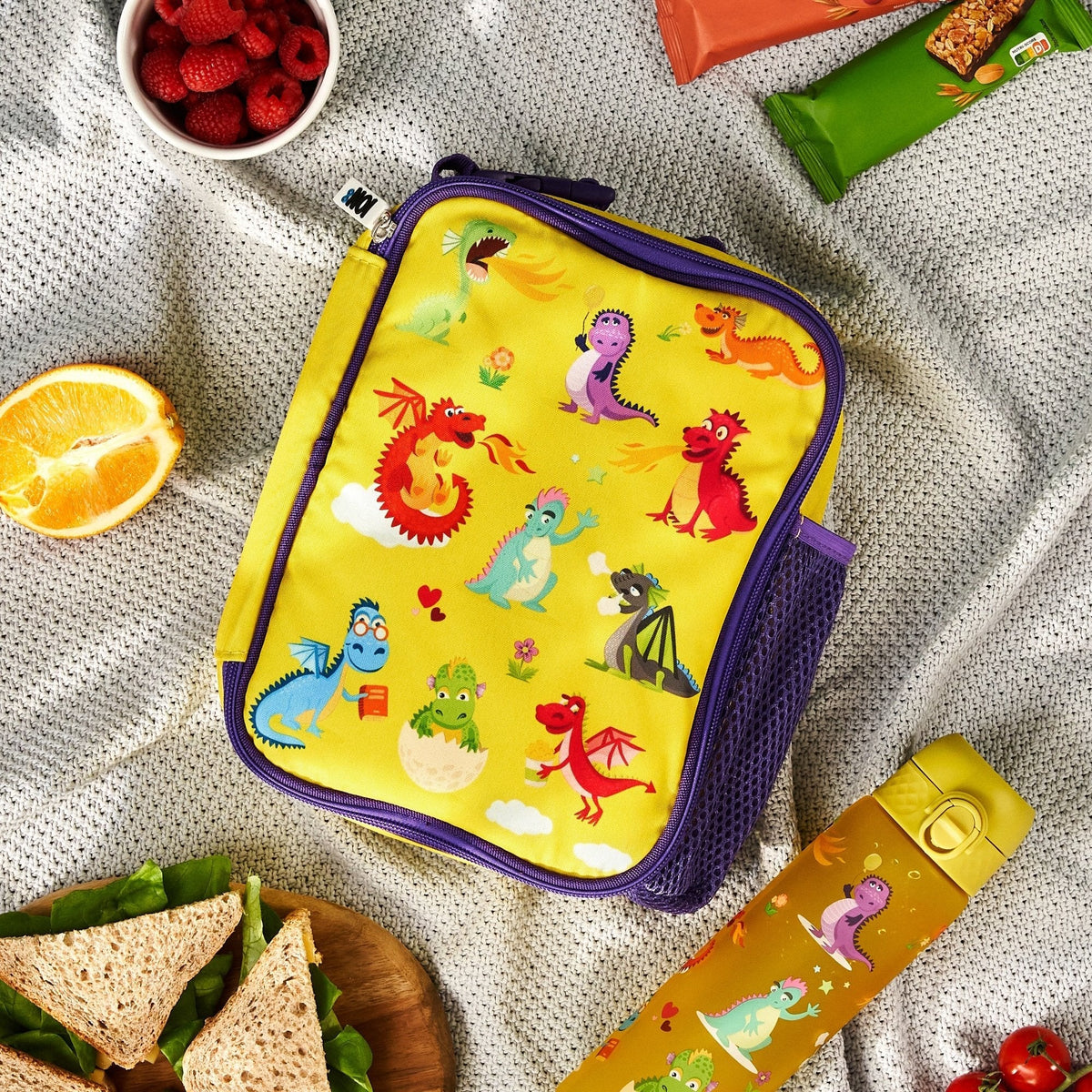 Isolierte Lunchtasche, Drachen
