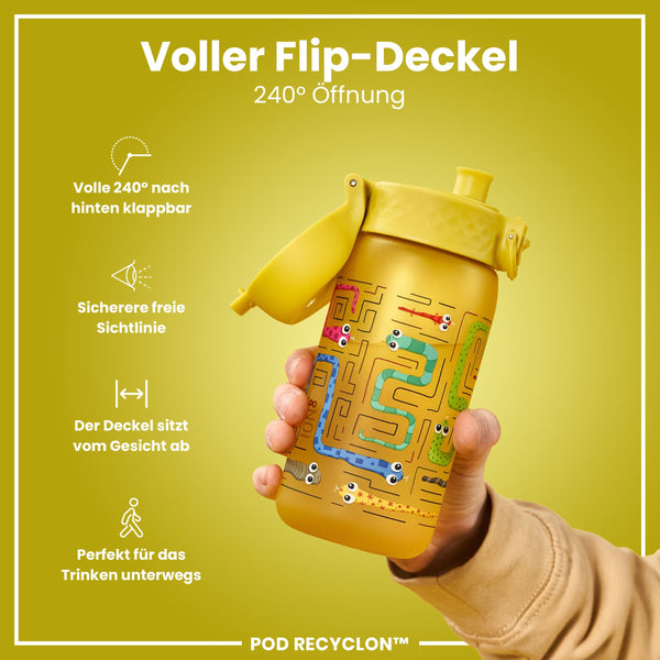 Recyclon Wasserflasche, Schlangen, 350 ml