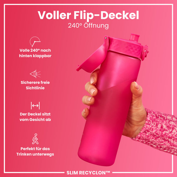 Recyclon Trinkflasche, Rosa, 500 ml