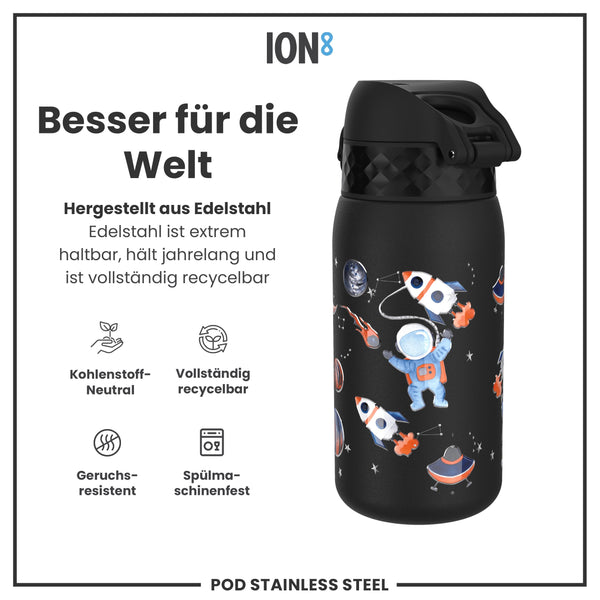 Leichte Edelstahl-Wasserflasche, Weltraum