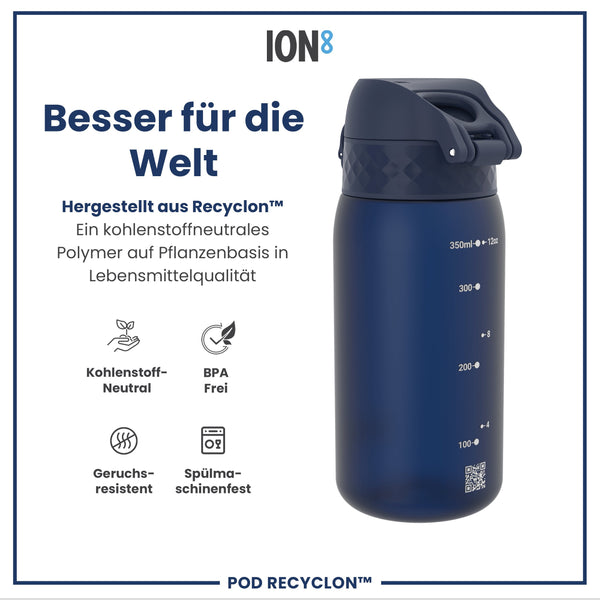 Recyclon Wasserflasche, Marineblau, 350 ml