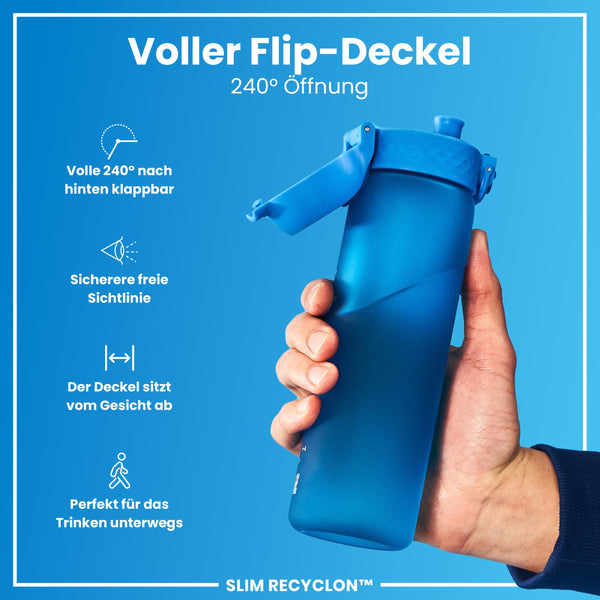 Recyclon Trinkflasche, Blau, 500 ml