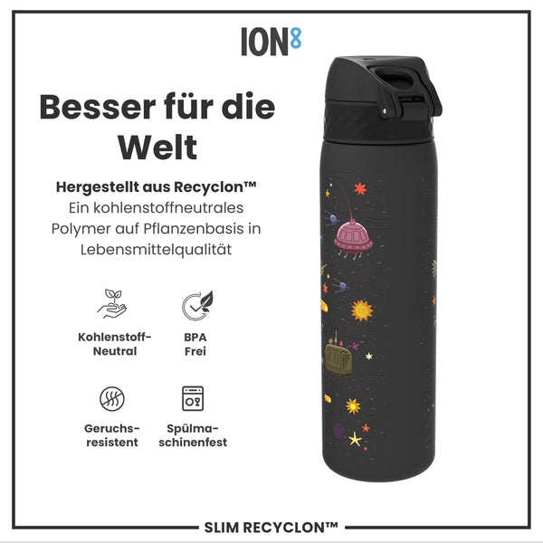 Recyclon Trinkflasche, Raumschiffe, 500 ml