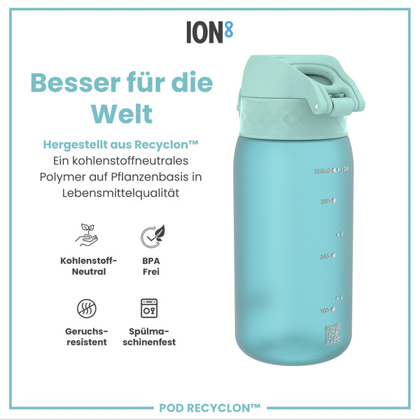 Recyclon Wasserflasche, Sonic-Blau, 350 ml