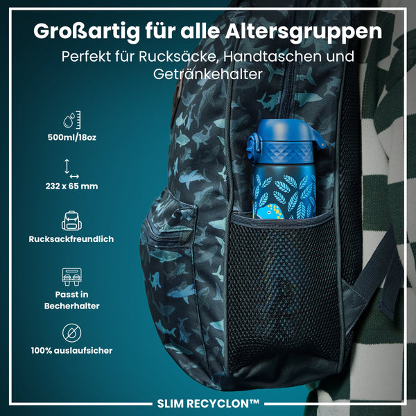 Recyclon Trinkflasche, Dinosaurier, 500 ml