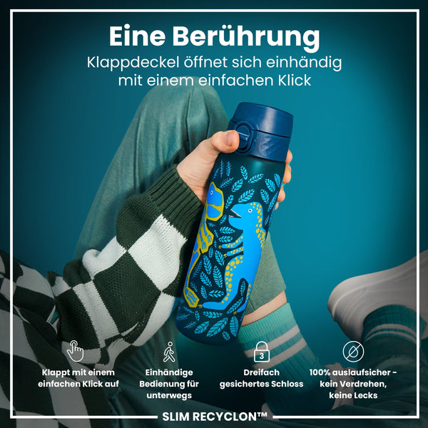 Recyclon Trinkflasche, Dinosaurier, 500 ml