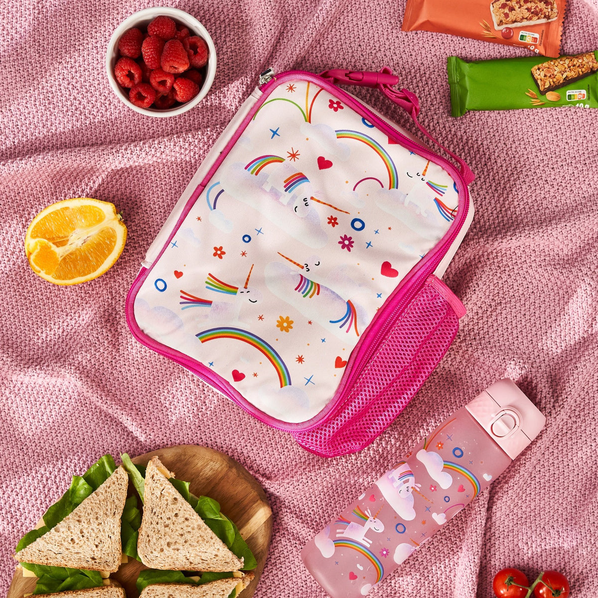 Isolierte Lunchtasche, Einhörner & Regenbögen