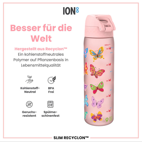 Recyclon Trinkflasche, Schmetterling, 500 ml