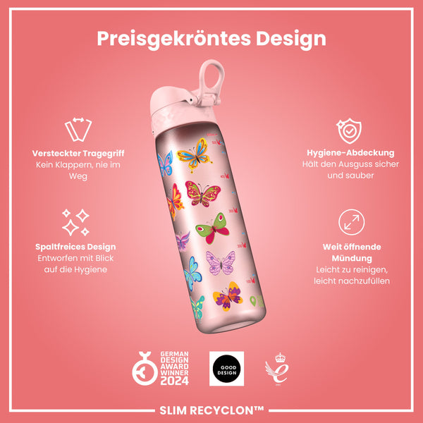 Recyclon Trinkflasche, Schmetterling, 500 ml