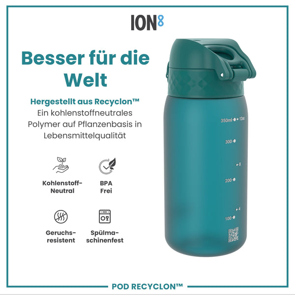 Recyclon Wasserflasche, Aqua, 350 ml