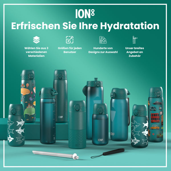 Recyclon Wasserflasche, Hai, 350 ml