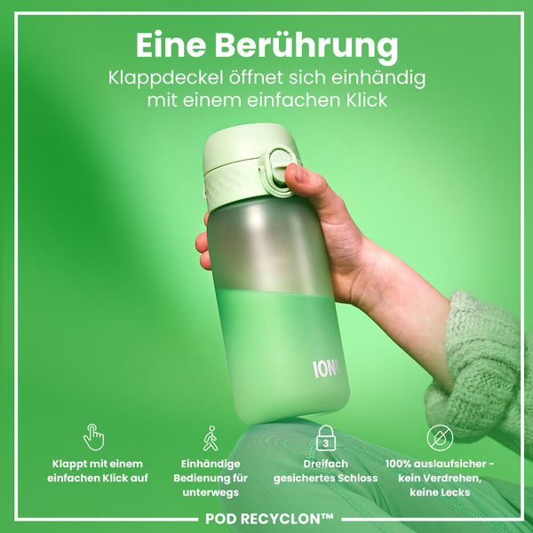 Recyclon Wasserflasche, Surfgrün, 350 ml