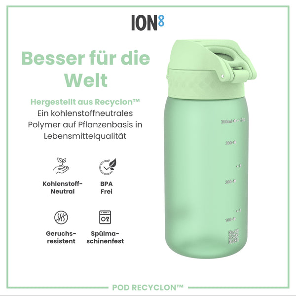 Recyclon Wasserflasche, Surfgrün, 350 ml