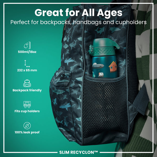 Recyclon Wasserflasche, Auto-Design, 500 ml