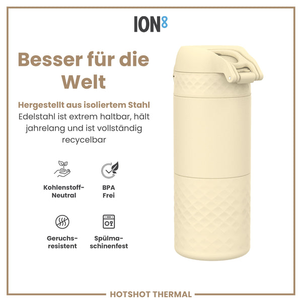 Reisebecher aus Stahl, Tuberose - 360 ml