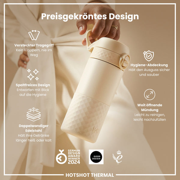 Reisebecher aus Stahl, Tuberose - 360 ml