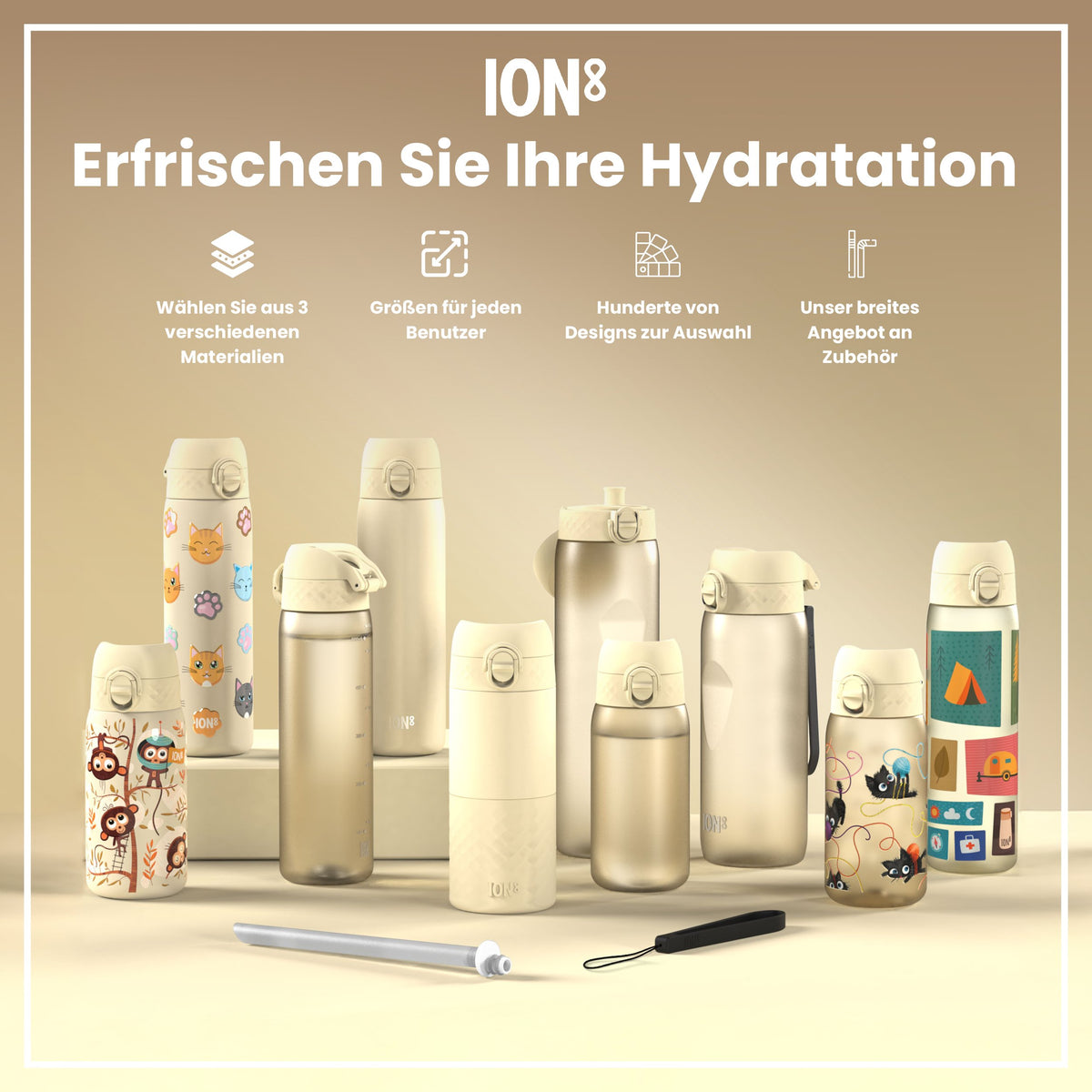 Reisebecher aus Stahl, Tuberose - 360 ml