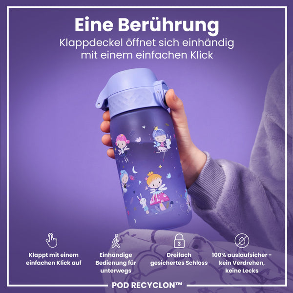 Recyclon Wasserflasche, Feen-Design, 350 ml