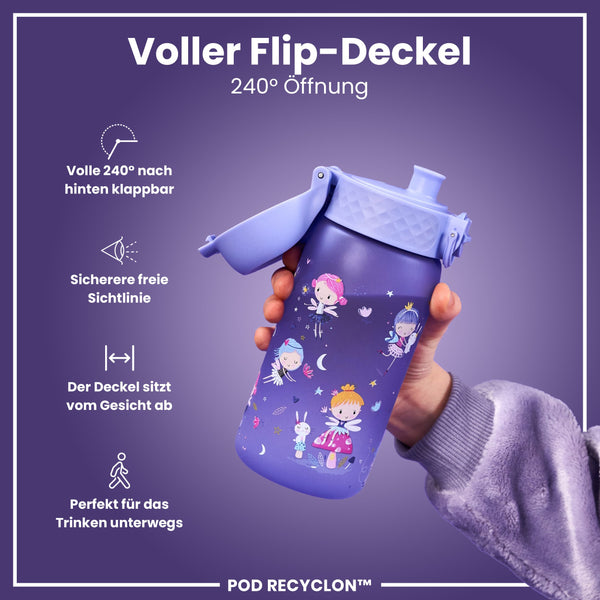Recyclon Wasserflasche, Feen-Design, 350 ml