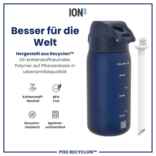 Recyclon Wasserflasche, Marineblau, 350 ml
