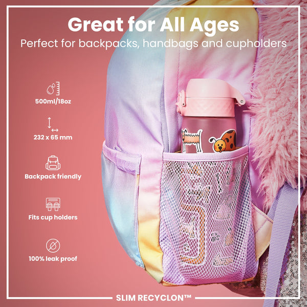 Recyclon Wasserflasche, Hunde-Design, 500 ml