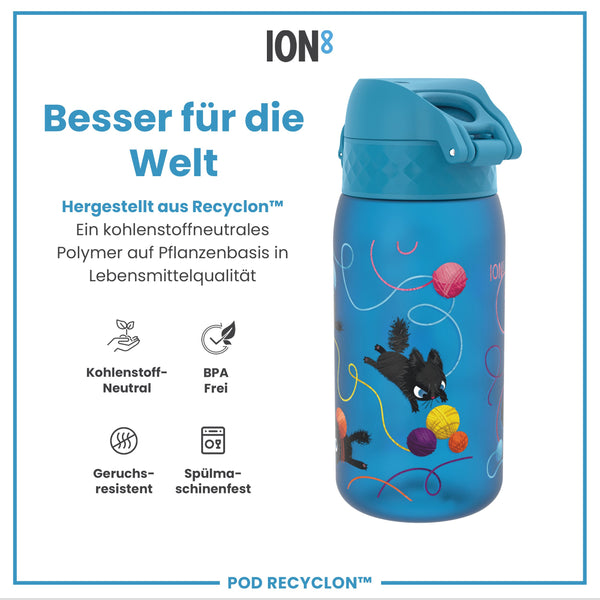 Recyclon Wasserflasche, Katzen, 350 ml
