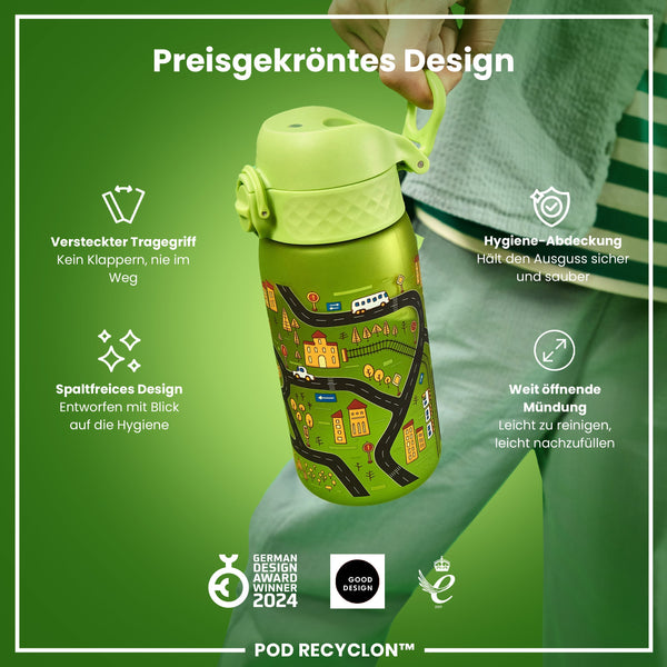 Recyclon Wasserflasche, Auto-Design, 350 ml