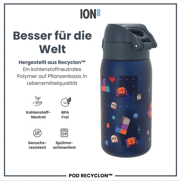 Recyclon Wasserflasche, Gamer, 350 ml