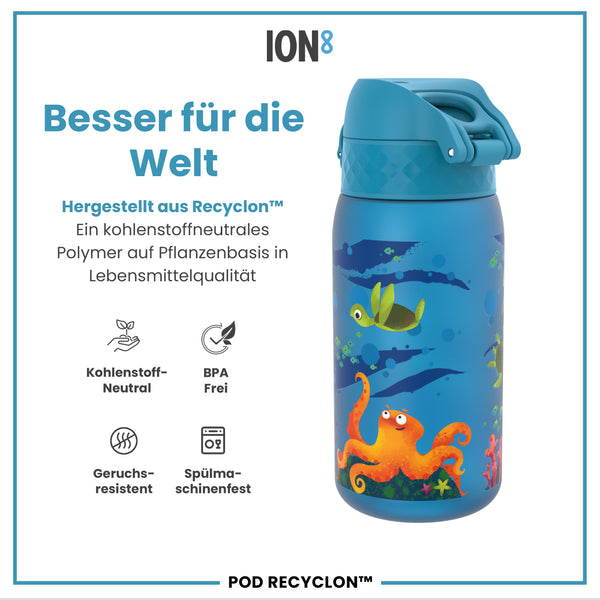 Recyclon Wasserflasche, Meeresschildkröte, 350 ml