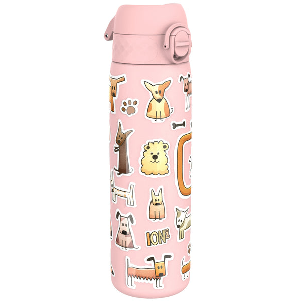 Leichte Edelstahl-Wasserflasche, Hunde, 600 ml